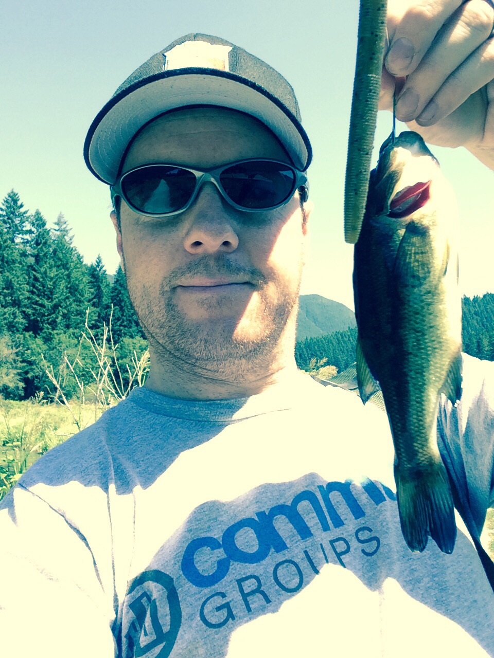Minnekhada Park - Largemouth Bass Largemouth bass on senko
