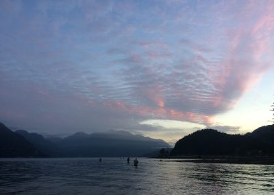 Furry Creek Howe Sound Sunrise and fishing