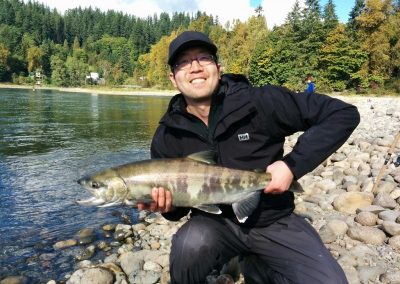 Arnold with Chum Salmon Doe