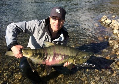 Jesse with Chum Salmon Buck