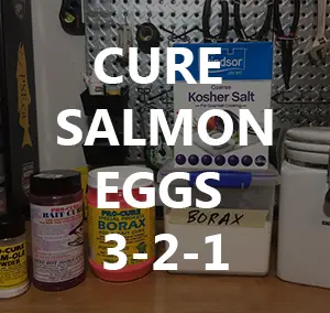 How to Cure Salmon Eggs with Borax, Sugar & Salt (3-2-1 Recipes)