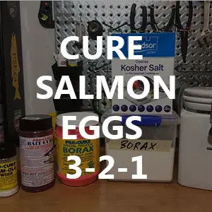 How to Cure Salmon Eggs with Borax, Sugar & Salt (3-2-1 Recipes)