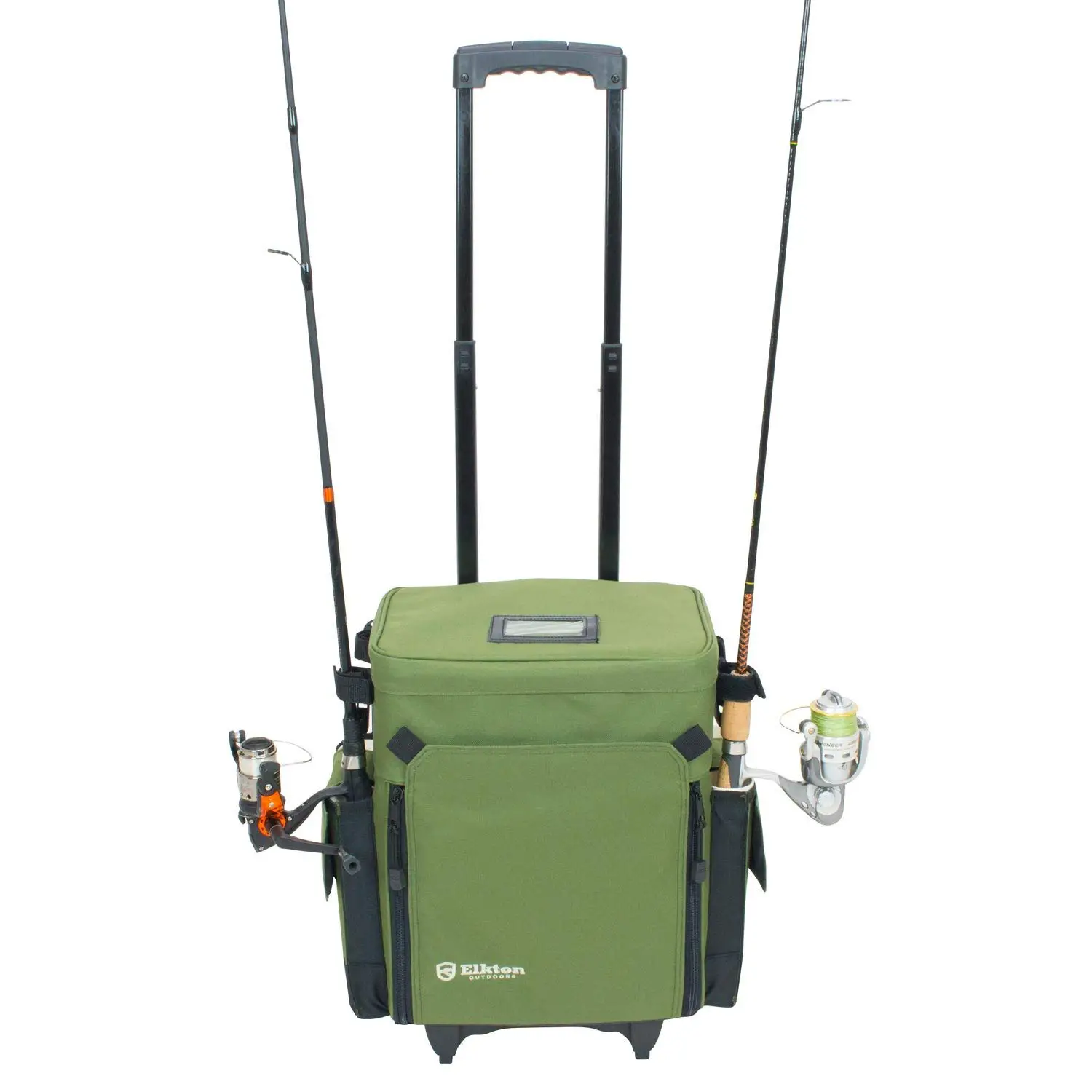 VISMIX Fishing Tackle Bag Fishing Bag Large Water-Resistant Fishing Storage Bag with 2pcs 3600 Tackle Tray Boxes and Rod Holder 