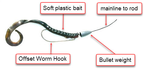 Weighted Texas Rig Diagram