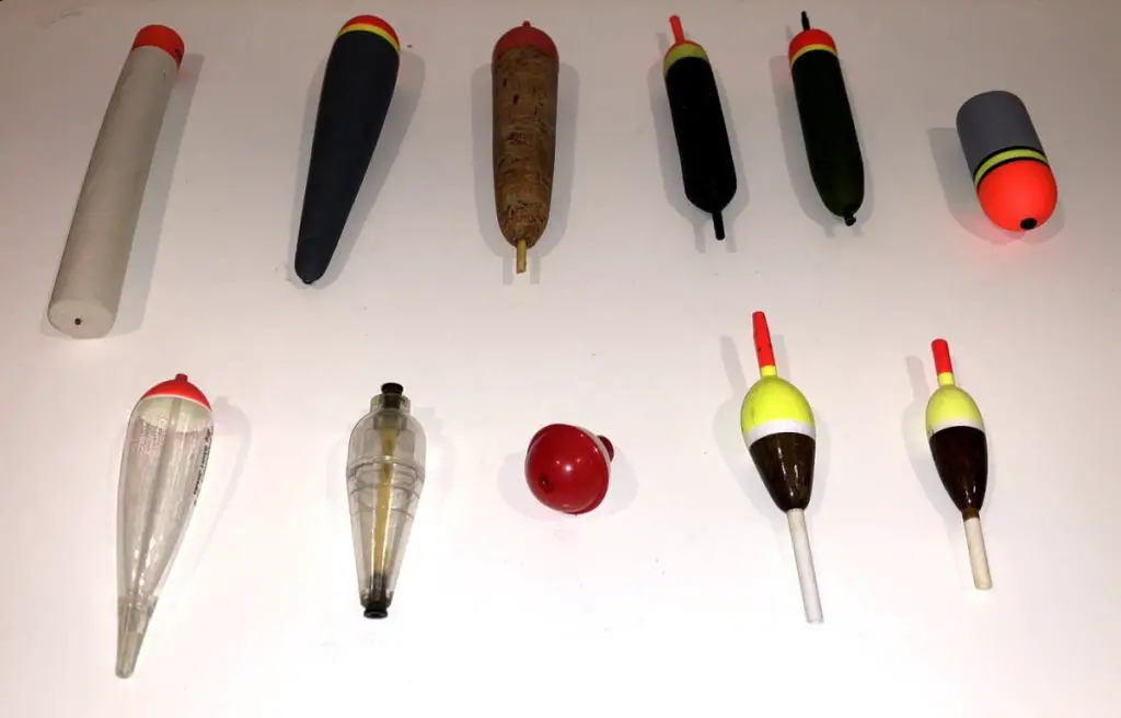 Types of fishing floats