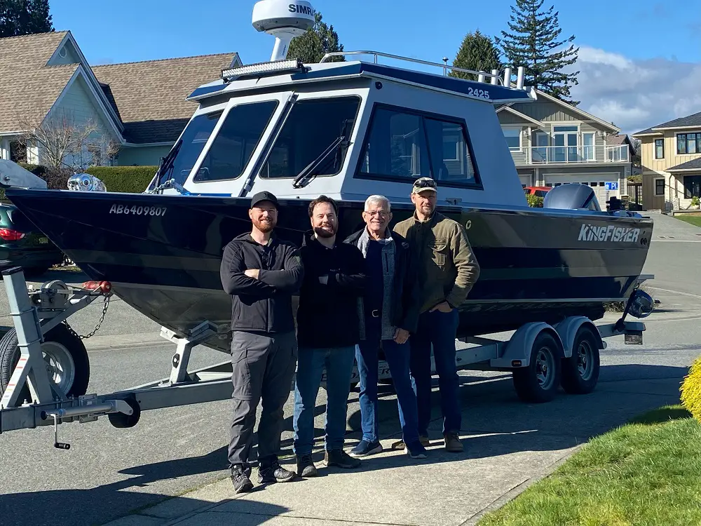 Port Hardy 2022 guys pre trip Kingfisher 2425 and boys