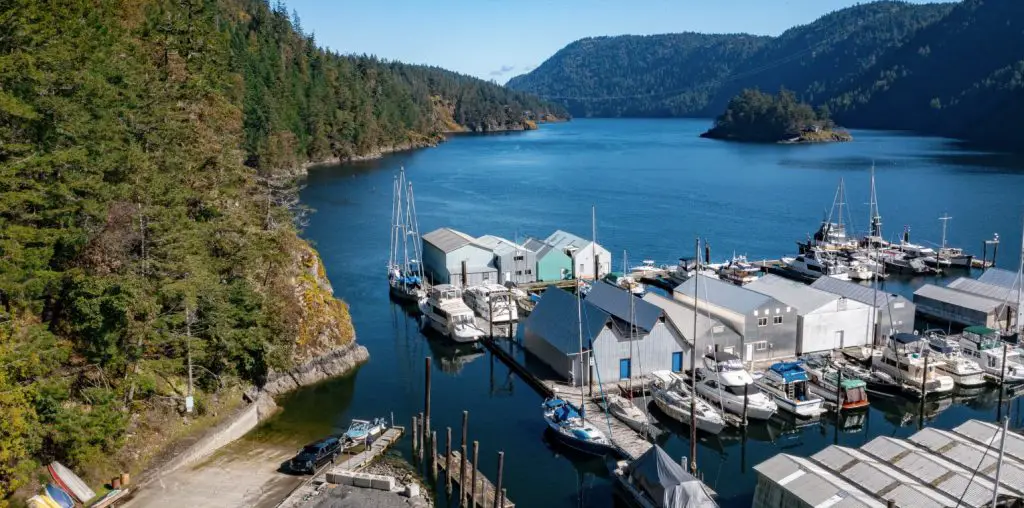 Saanich Inlet Goldstream Boathouse Marina