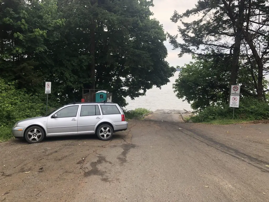 Cedar Boat Ramp bottom of parking lot