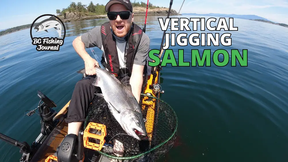 Vertical Jigging for Salmon in Kayak - BC Fishing Journal