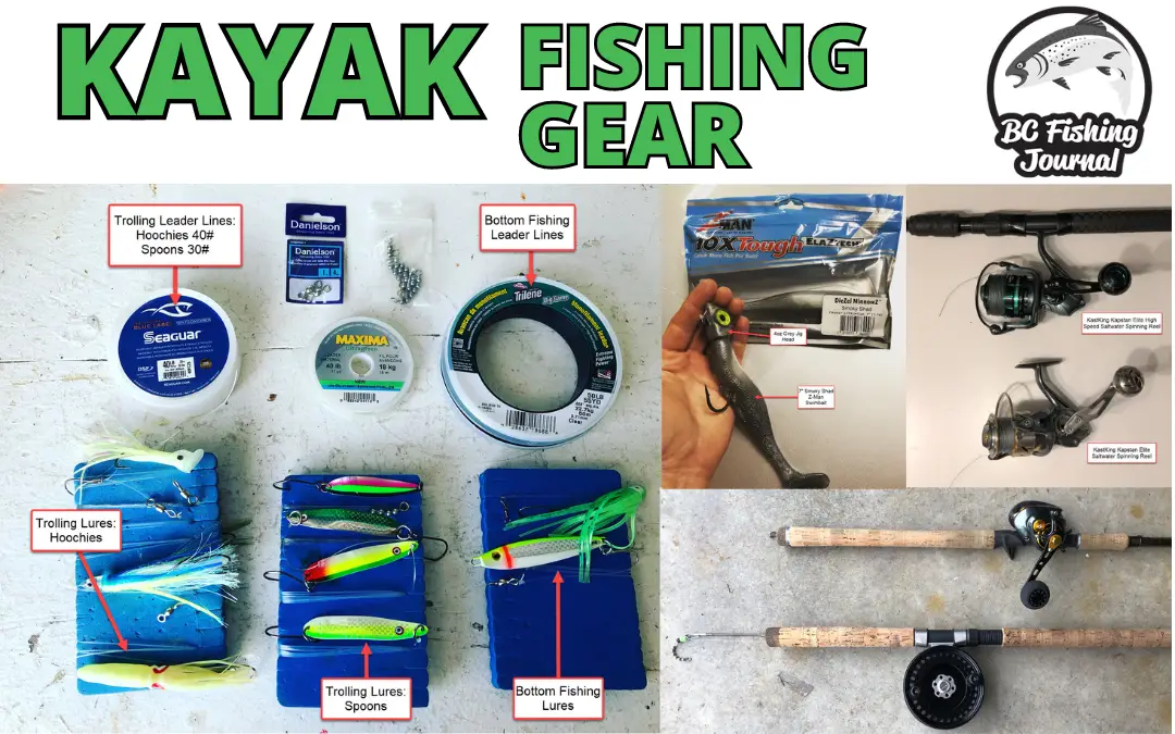 Kayak Fishing Gear in the Ocean Pacific Northwest - BC Fishing Journal