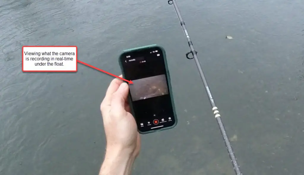 canfish-on-phone-realtime-view Connecting app to the CanFish CamX