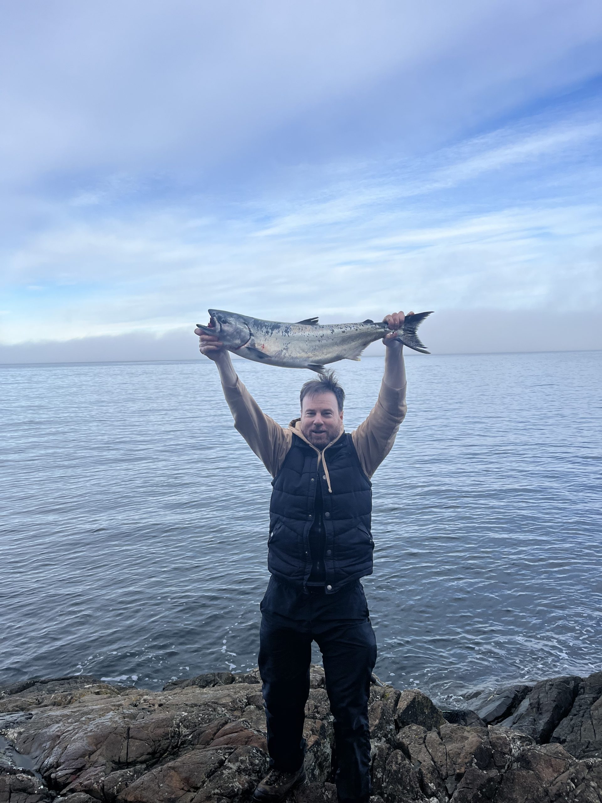 Winter Chinook 81cm from shore