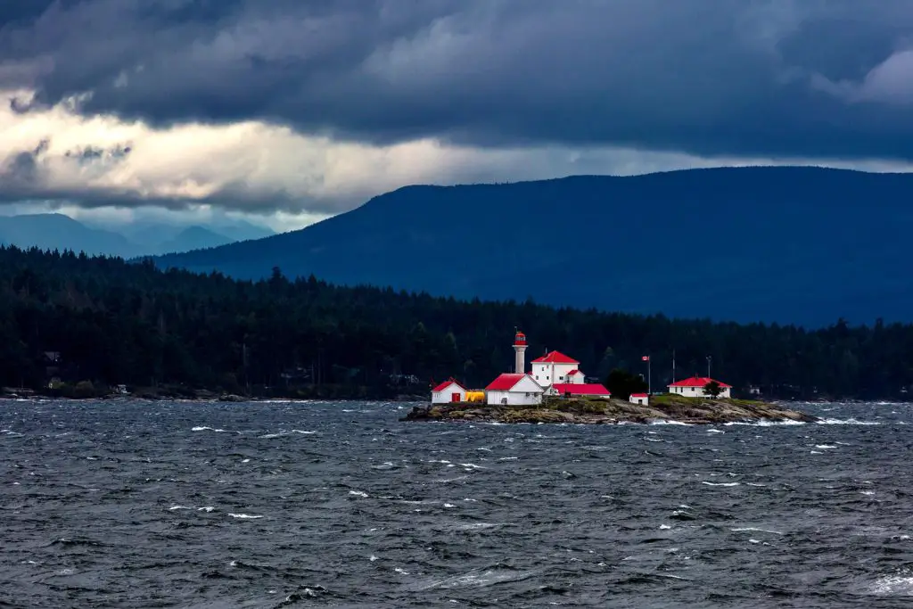 Entrance Island with Gabriola Island in background