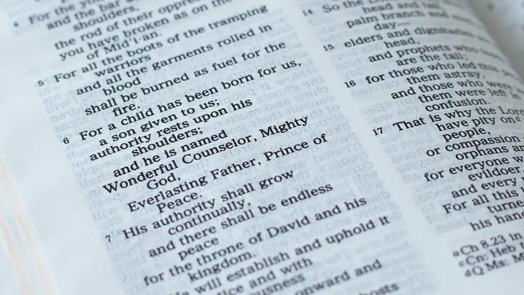 Isaiah chapter 9 Bible