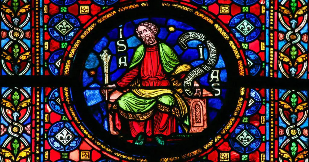 Isaiah Prophet Stainglass